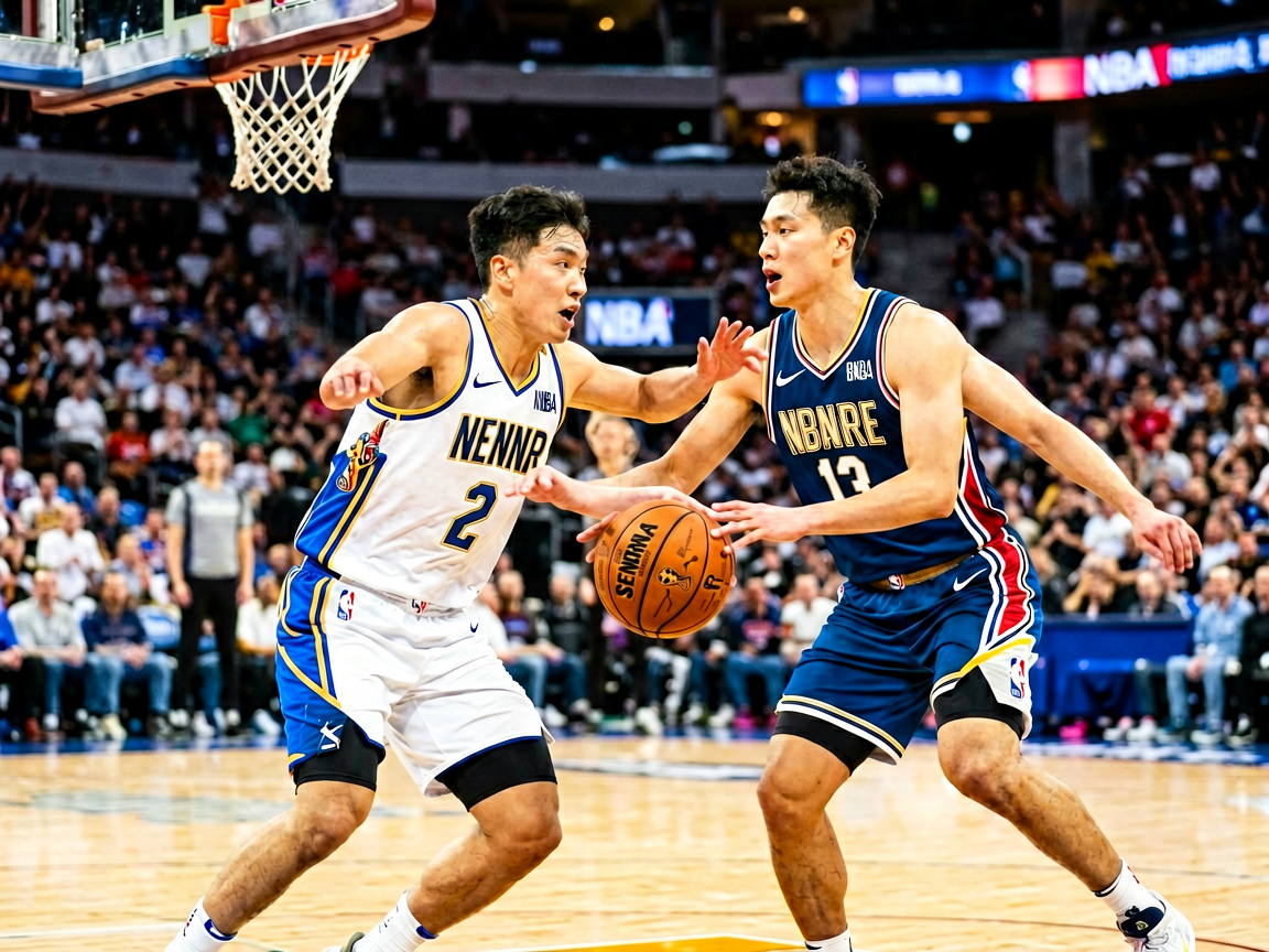 篮球季后赛新闻配图,呈现NBA季后赛激烈对抗画面